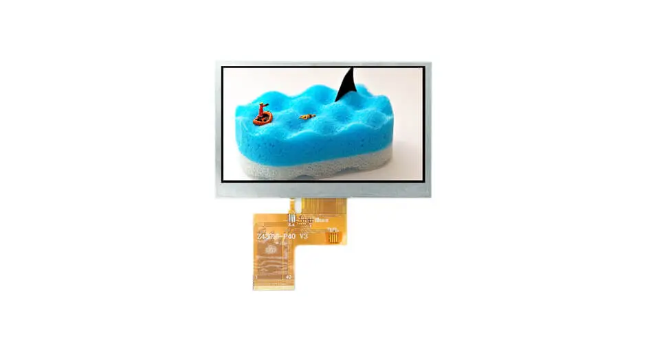 Z43080 4,3 pulgadas TFT LCD pantalla 800*480 resolución 1000NITs RGB interfaz