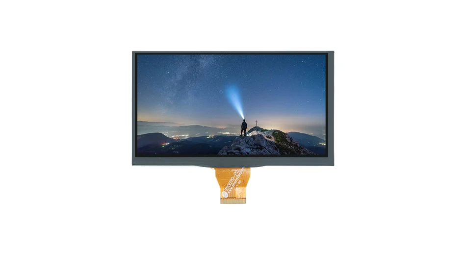 Z70103 luz solar de 7 pulgadas TFT LCD pantalla panel 1000 cd/m2 IPS ver RGB interfaz