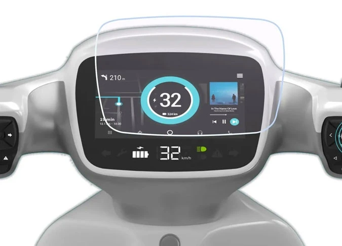 Vehículos eléctricos, scooters, motocicletas TFT LCD Pantalla