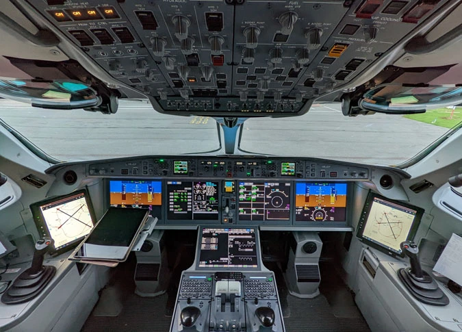 Pantalla LCD se aplica a aviones, aviones y Parapentes