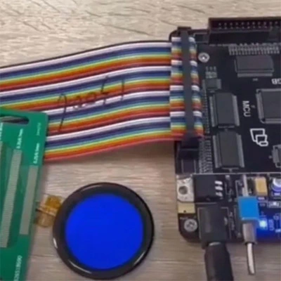 Pantalla LCD redonda de 1,28 pulgadas 240x240 GC9A01 controlador SPI interfaz para Smart Home Watch Bar