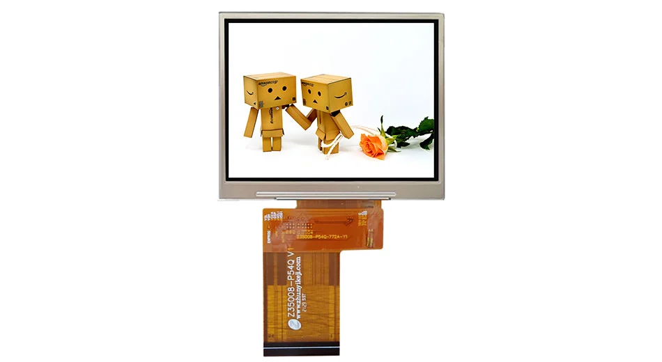 Z35008 personalizado de fábrica de 3,5 pulgadas IPS LCD Panel RGB SPI interfaz 320*480 ST7272A