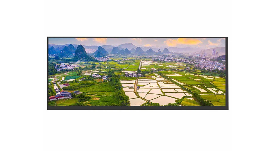 Pantalla LCD TFT Z123003 de 12,3 pulgadas 1920*720 50PIN LVDS 400NITs vista completa