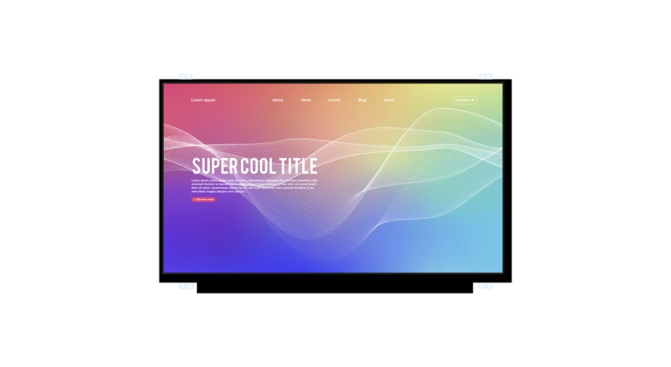 Z156003 FHD 15,6 pulgadas 1920x1080 pantalla LCD interfaz EDP con marco de metal